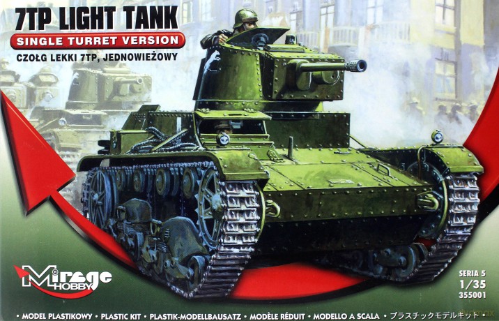 MIRAGE 7TP Czołg Lekki Jednowieżowy [MODELARSTWO]
