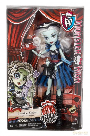 MONSTER HIGH Cyrk de Szyk Lalka Frankie