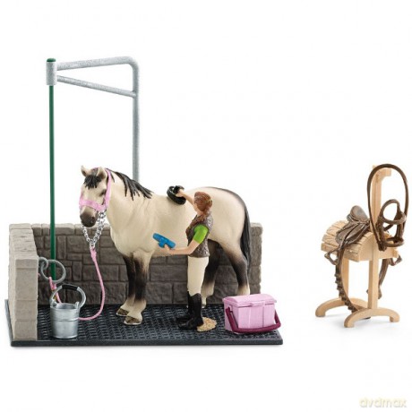 SCHLEICH Myjnia dla konia