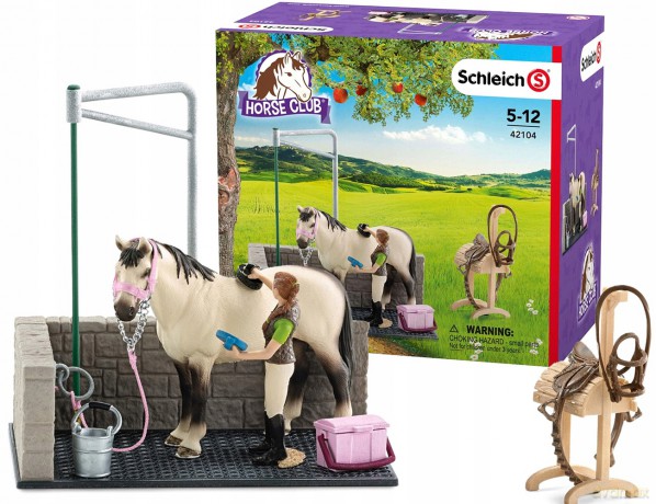 SCHLEICH Myjnia dla konia