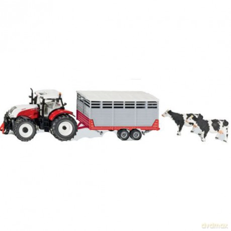 SIKU Traktor Steyr z przyczepą [MODELARSTWO]