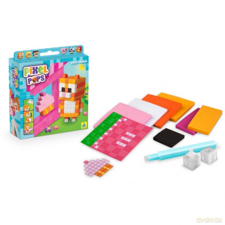 TOF PixelPops, Pixelowy zwierzak kotek