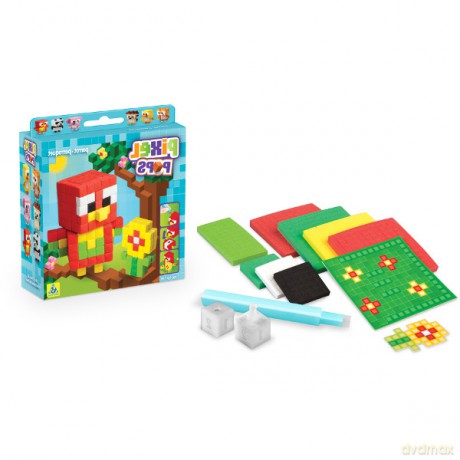 TOF PixelPops, Pixelowy zwierzak papuga