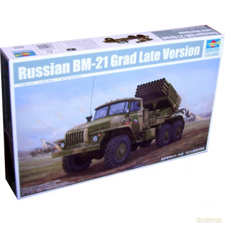 TRUMPETER Russian BM21 hail mal a1 lat [MODELARSTWO]