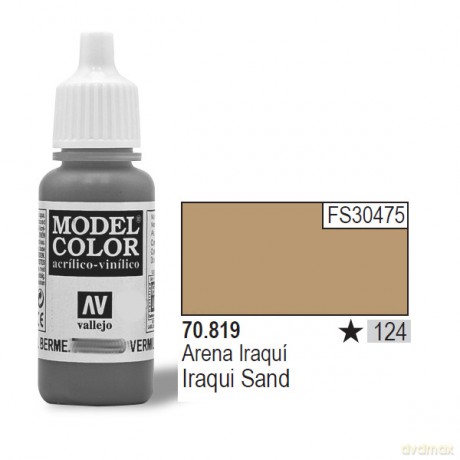 VALLEJO Farba Nr 124 Iraqui Sand 17 ml [MODELARSTWO]
