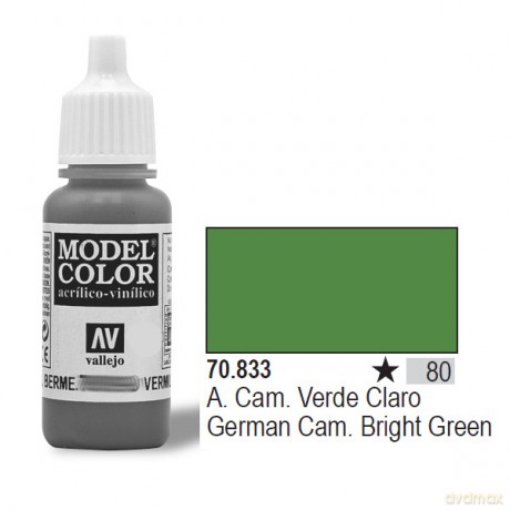 VALLEJO Farba Nr 80 Light Green 17 ml [MODELARSTWO]