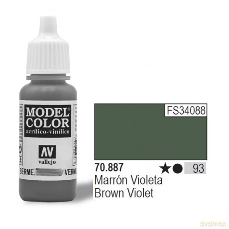 VALLEJO Farba Nr 93 Brown Violet 17 ml [MODELARSTWO]