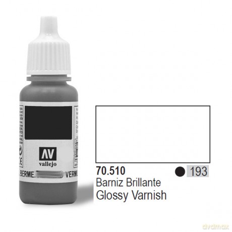 VALLEJO Lakier Nr 193 Glossy Varnish 17 ml [MODELARSTWO]