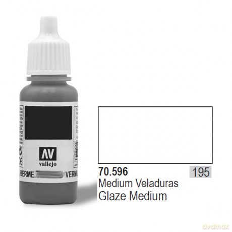 VALLEJO Lakier Nr 195 Glaze Medium 17 ml [MODELARSTWO]