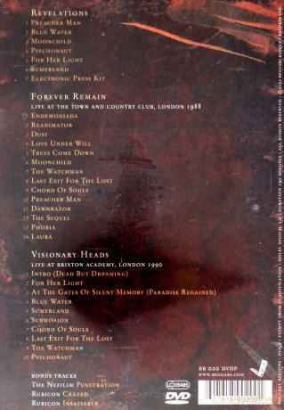 Fields Of The Nephilim: Revelations/Forever Remain/Visionary Heads [DVD]