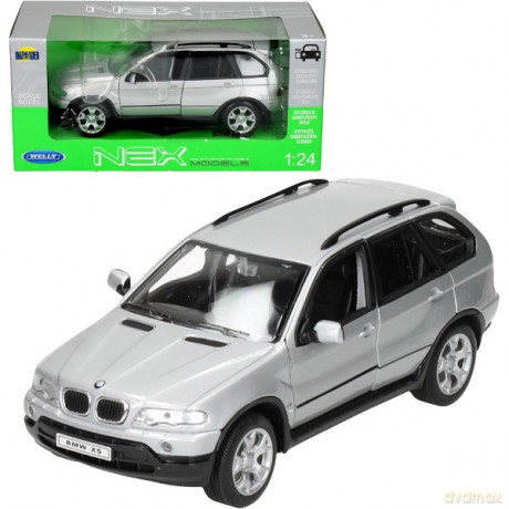 WELLY BMW X5, srebrny [MODELARSTWO]