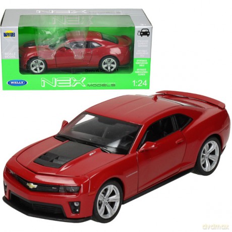 WELLY Chevrolet Camaro ZLI, czerwony [MODELARSTWO]