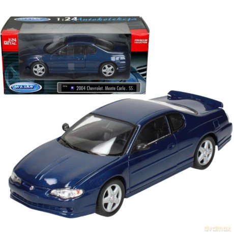 WELLY Chevrolet Monte Carlo SS, granatowy [MODELARSTWO]