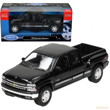 WELLY Chevrolet Silverado czarny [MODELARSTWO]