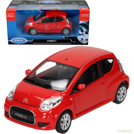 WELLY Citroen C1, czerwony [MODELARSTWO]