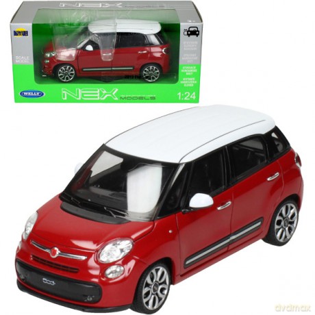 WELLY Fiat 500L 2013, czerwony [MODELARSTWO]