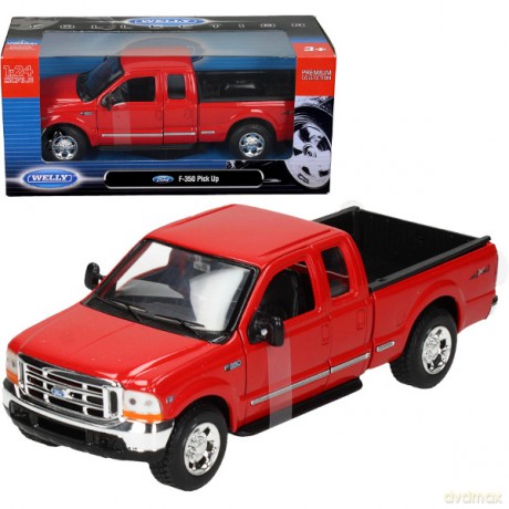 WELLY Ford F350 Pick Up, czerwony [MODELARSTWO]