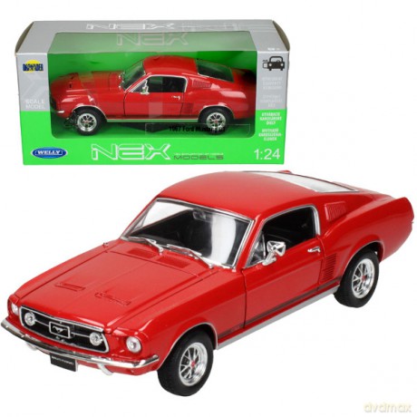 WELLY Ford Mustang GT, czerwony [MODELARSTWO]