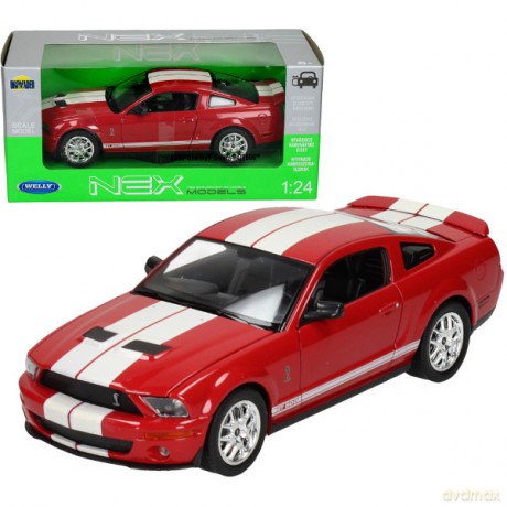 WELLY Ford Shelby Cobra GT500, czerwony [MODELARSTWO]