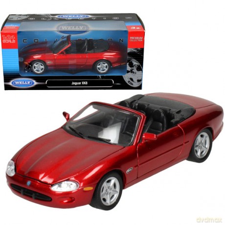 WELLY Jaguar XK8, czerwony [MODELARSTWO]