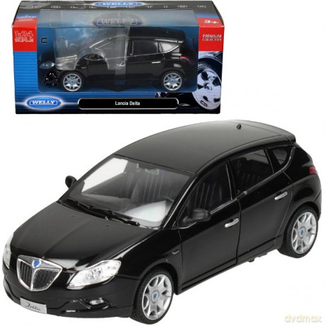 WELLY Lancia Delta, czarna [MODELARSTWO]