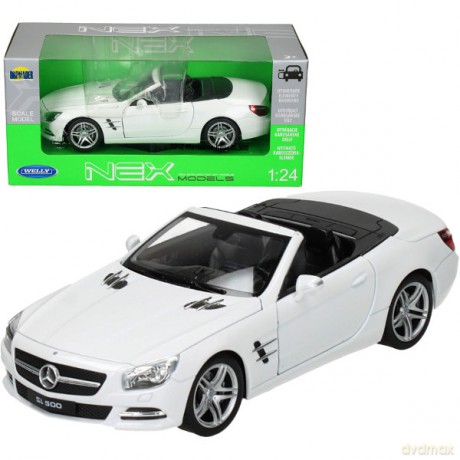 WELLY Mercedes Benz SL500 2012, biały [MODELARSTWO]