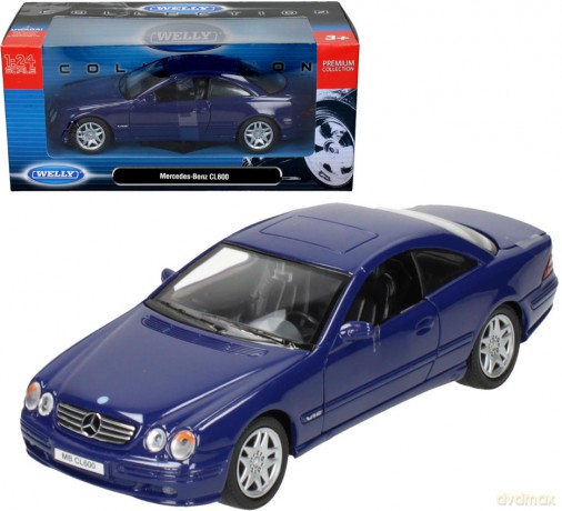 WELLY Mercedes CL 600, granatowy [MODELARSTWO]