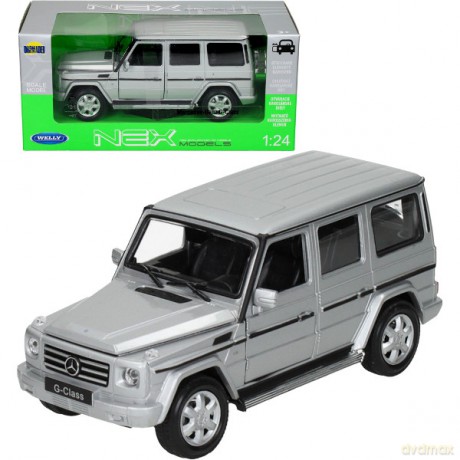 WELLY MercedesBenz GClass, srebrny [MODELARSTWO]