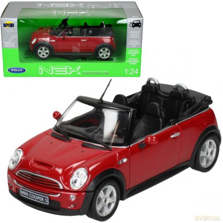 WELLY Mini Cooper S Cabrio, czerwony [MODELARSTWO]