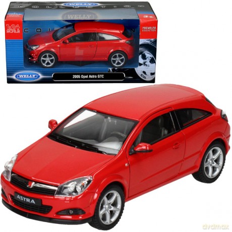 WELLY Opel Astra GTC 2005, czerwony [MODELARSTWO]