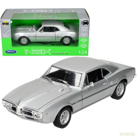 WELLY Pontiac Firebird 1967, srebrny [MODELARSTWO]