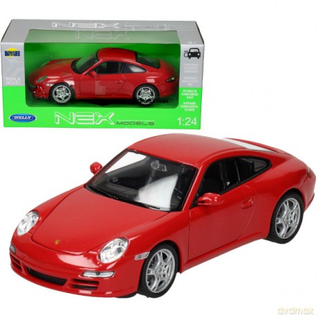 WELLY Porsche 911 Carrera S Coupe, czerwone [MODELARSTWO]