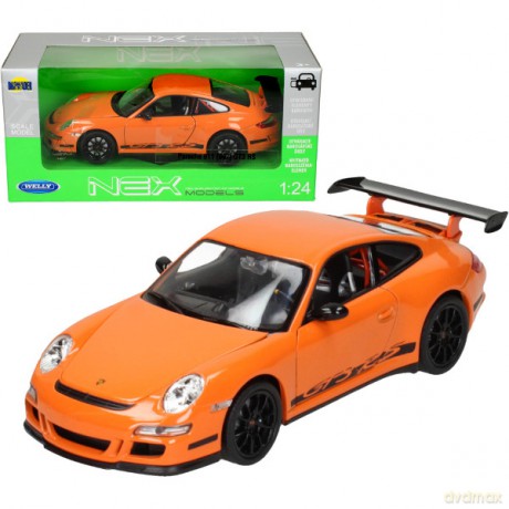 WELLY Porsche 911 GT3 RS, pomarańczowe [MODELARSTWO]