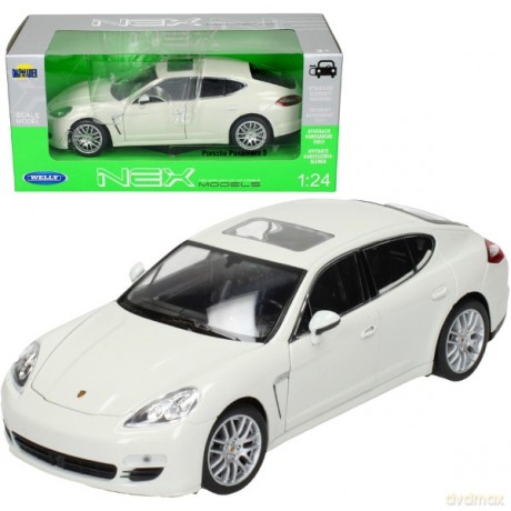WELLY Porsche Panamera S, białe [MODELARSTWO]