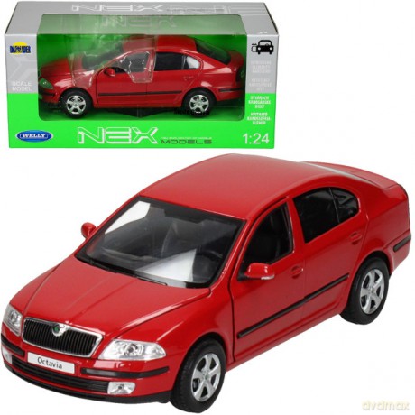 WELLY Skoda Octavia, czerwona [MODELARSTWO]