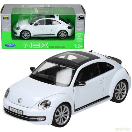 WELLY Volkswagen New Beetle, biały [MODELARSTWO]