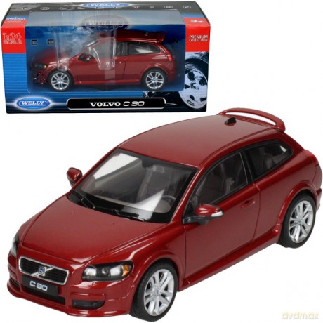 WELLY Volvo C30, czerwone [MODELARSTWO]