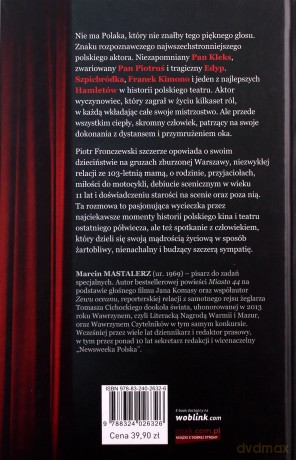 Ja, Fronczewski - Piotr Fronczewski, Marcin Mastalerz (twarda) [KSIĄŻKA]