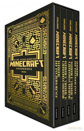 Pakiet Minecraft. Poradniki. Zestaw kolekcjonerski - Mojang (twarda) [KSIĄŻKA]