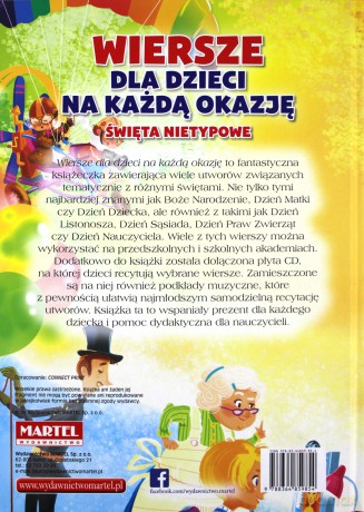 Wiersze dla dzieci na każdą okazję. Święta nietypowe - Agnieszka Nożyńska-Demianiuk, Marta Wysocka-Jóżwiak, Aleksander Jasiński (twarda) [KSIĄŻKA]