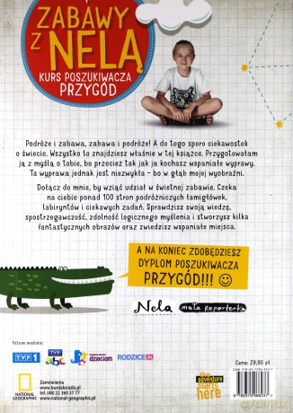 Zabawy z Nelą. Kurs poszukiwacza przygód - Nela Mała Reporterka [KSIĄŻKA]