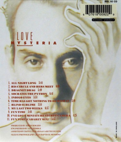 Peter Murphy: Love Hysteria [CD]