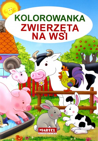 Zwierzęta na wsi. Kolorowanka - Jarosław Żukowski [KSIĄŻKA]