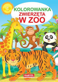 Zwierzęta w zoo. Kolorowanka - Jarosław Żukowski [KSIĄŻKA]