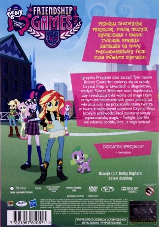 My Little Pony: Equestria Girls Igrzyska Przyjaźni [DVD]