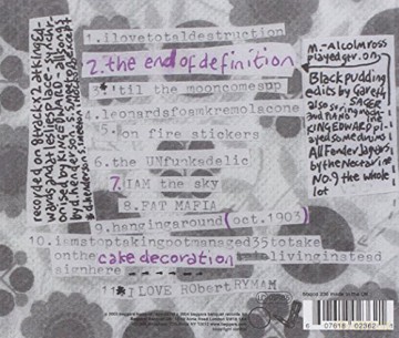Nectarine No.9: I Love Total Destruction [CD]