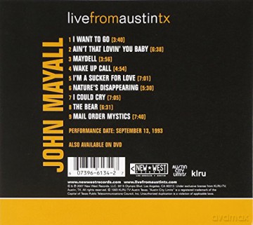 John Mayall: Live From Austin TX (digipack) [CD]