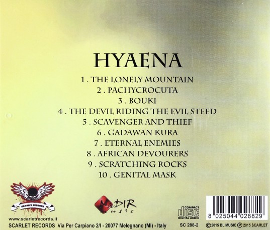 Sadist: Hyaena [CD]