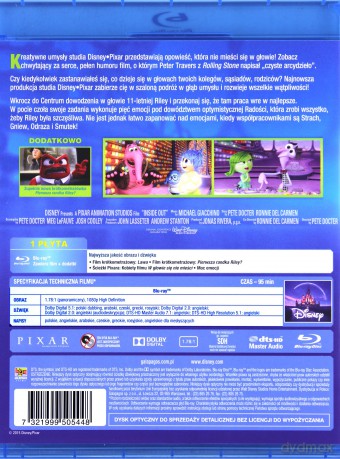 W głowie się nie mieści (Disney) [Blu-Ray]
