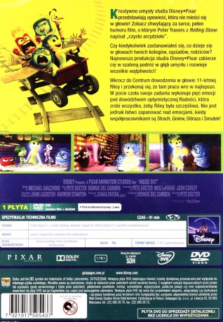 W głowie się nie mieści (Disney) [DVD]